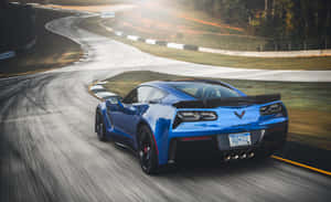 Stunning Chevrolet Corvette C7 In Full Glory Wallpaper
