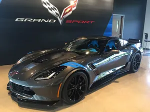 Stunning Chevrolet Corvette Grand Sport In Action Wallpaper