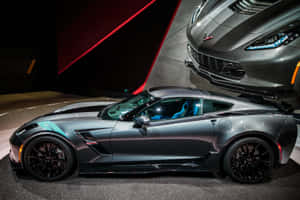 Stunning Chevrolet Corvette Grand Sport In Motion Wallpaper