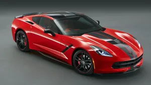 Stunning Chevrolet Corvette Grand Sport In Motion Wallpaper