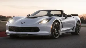 Stunning Chevrolet Corvette Grand Sport On The Open Road Wallpaper