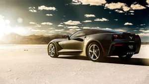 Stunning Chevrolet Corvette Stingray In Action Wallpaper
