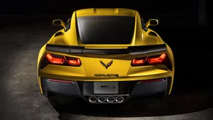 Stunning Chevrolet Corvette Z06 Sports Car Wallpaper