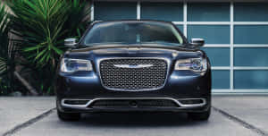 Stunning Chrysler 300 Cruising On The Highway Wallpaper