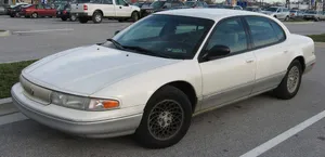 Stunning Chrysler Lhs Sedan On The Road Wallpaper