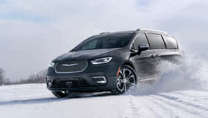 Stunning Chrysler Pacifica On The Road Wallpaper