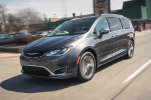 Stunning Chrysler Pacifica On The Road Wallpaper