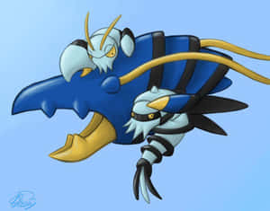 Stunning Clawitzer In Action Wallpaper