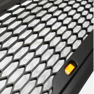 Stunning Close-up Of A Car Grill Wallpaper