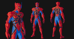 Stunning Close-up Of A Colorful Arachnid Perched On A Leaf Wallpaper