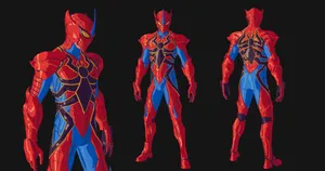 Stunning Close-up Of A Colorful Arachnid Perched On A Leaf Wallpaper