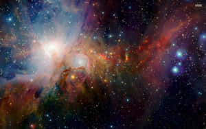 Stunning Colorful Space Nebula Wallpaper