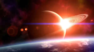 Stunning Colors Of The Universe Captured In A Breathtaking Painting Wallpaper