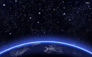Stunning Constellations In The Night Sky Wallpaper