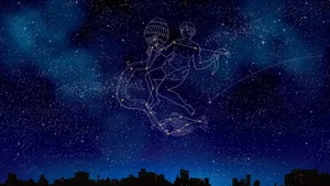 Stunning Constellations In The Night Sky Wallpaper