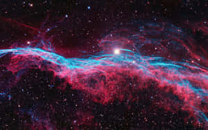 Stunning Cosmic Rays In Deep Space Wallpaper