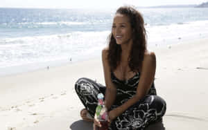 Stunning Dania Ramirez Posing For A Photoshoot Wallpaper