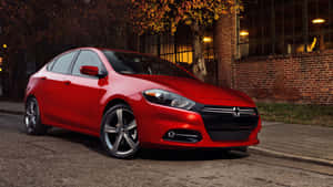 Stunning Dodge Dart In Red Wallpaper