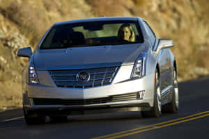 Stunning Electric Luxury: Cadillac Elr Wallpaper