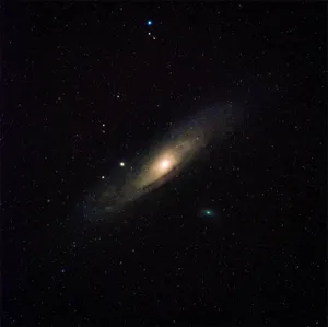 Stunning Elliptical Galaxy In Deep Space Wallpaper