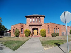 Stunning Facade Of A Beautiful Brownstone Building. Wallpaper
