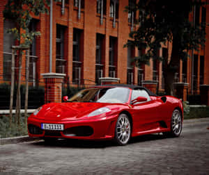 Stunning Ferrari 360 Modena In Action Wallpaper