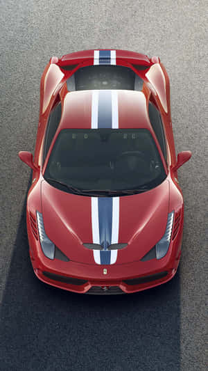 Stunning Ferrari 458 Speciale In Action Wallpaper