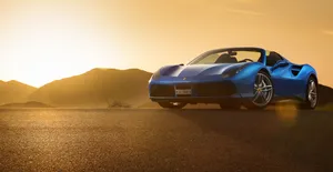 Stunning Ferrari 488 Spider In All Its Glory Wallpaper