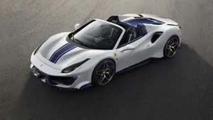 Stunning Ferrari 488 Spider In Its Glory Wallpaper