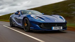 Stunning Ferrari 812 Superfast In Motion Wallpaper