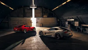 Stunning Ferrari 812 Superfast In Motion Wallpaper