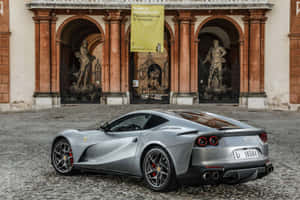 Stunning Ferrari 812 Superfast In Motion Wallpaper