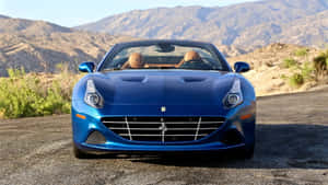 Stunning Ferrari California T In A Red Shade Wallpaper