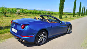 Stunning Ferrari California T In Motion Wallpaper