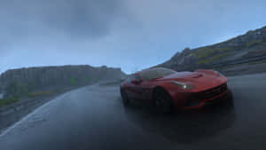 Stunning Ferrari F12 Berlinetta In Action Wallpaper