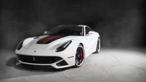 Stunning Ferrari F12 Berlinetta In Full Throttle Wallpaper