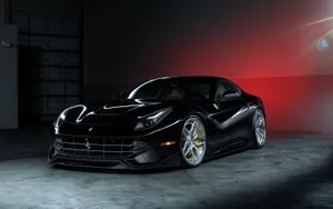 Stunning Ferrari F12 Berlinetta In Motion Wallpaper