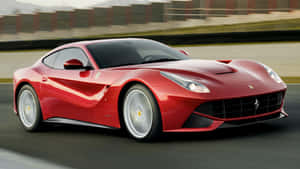 Stunning Ferrari F12 Berlinetta In Motion Wallpaper