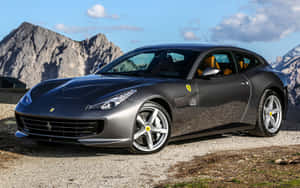 Stunning Ferrari Gtc4lusso In Action Wallpaper