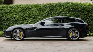 Stunning Ferrari Gtc4lusso In Motion Wallpaper