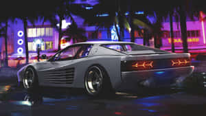 Stunning Ferrari Testarossa In Action Wallpaper