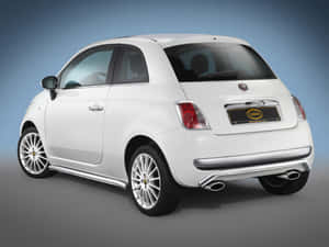 Stunning Fiat 500 On A Coastal Road Wallpaper