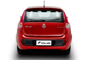 Stunning Fiat Palio In Vibrant Red Wallpaper