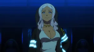 Stunning Fire Force Princess Hibana In Action Wallpaper