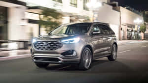 Stunning Ford Edge On The Open Road Wallpaper