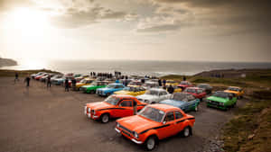 Stunning Ford Escort In Action Wallpaper