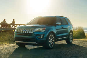 Stunning Ford Explorer On A Beautiful Landscape Wallpaper