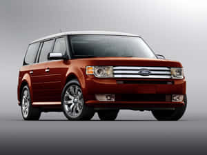 Stunning Ford Flex On Road Wallpaper