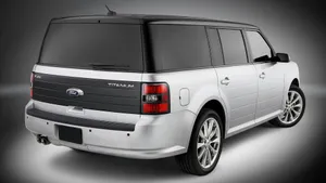 Stunning Ford Flex On Scenic Roadside Wallpaper