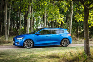 Stunning Ford Focus On The Open Road Wallpaper